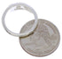 Genuine Sterling Silver Multicolor Inlay Ring Size 5-3/4 UX35282